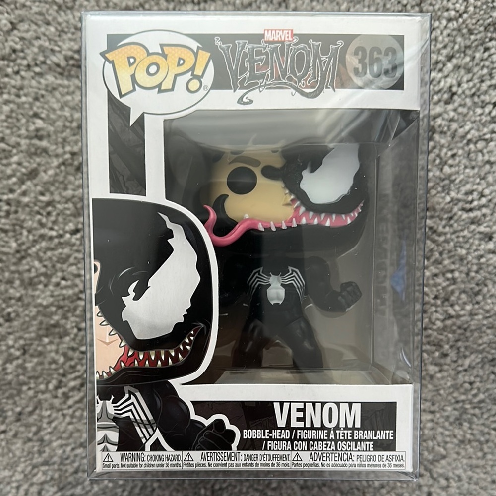 Funko Pop! Venom Black and White Figure